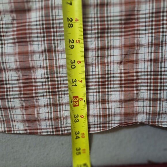 Ascend  Shirt XL Mens  - 2 Lot Bundle - Red Gray  White Tech Plaid Check - Picture 14 of 15